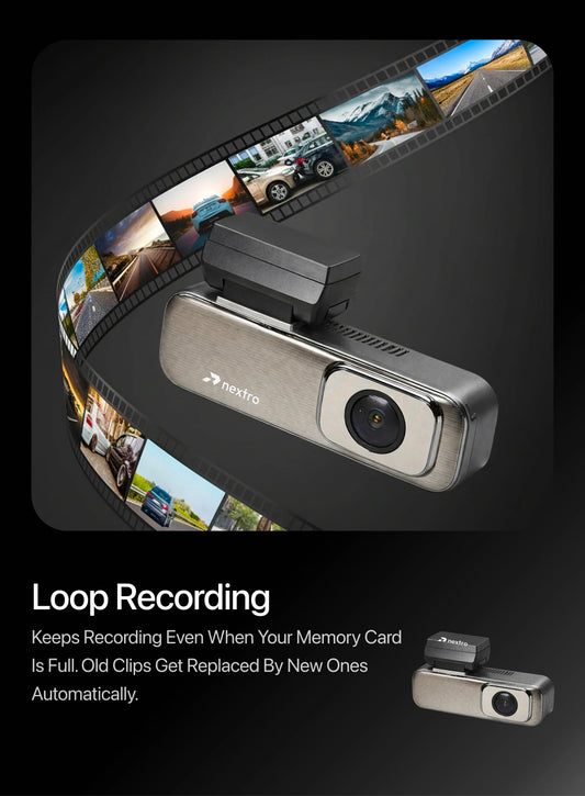 Nextro Dashcam X300 - SoloView, including Hardware kit