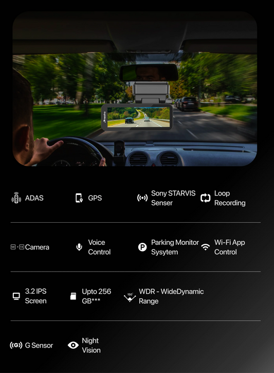 Nextro Dashcam X700 - DualVision Plus