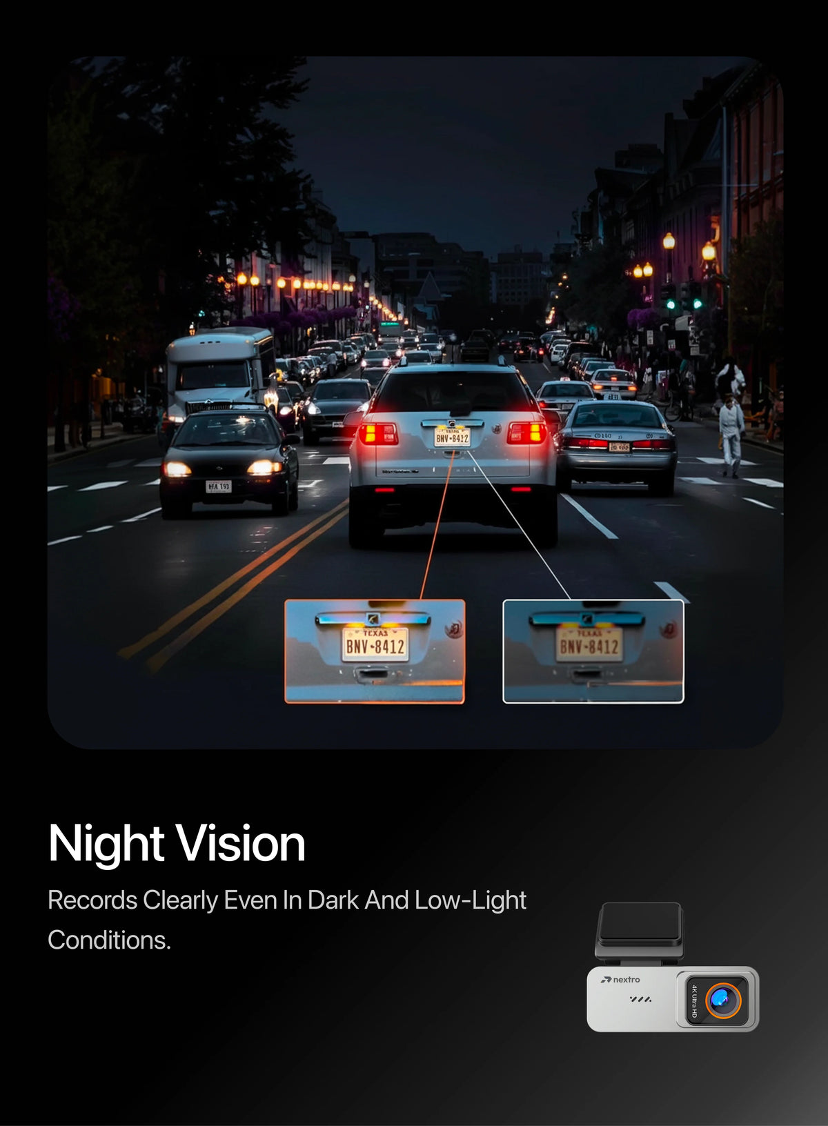 Nextro Dashcam X700 - DualVision Plus