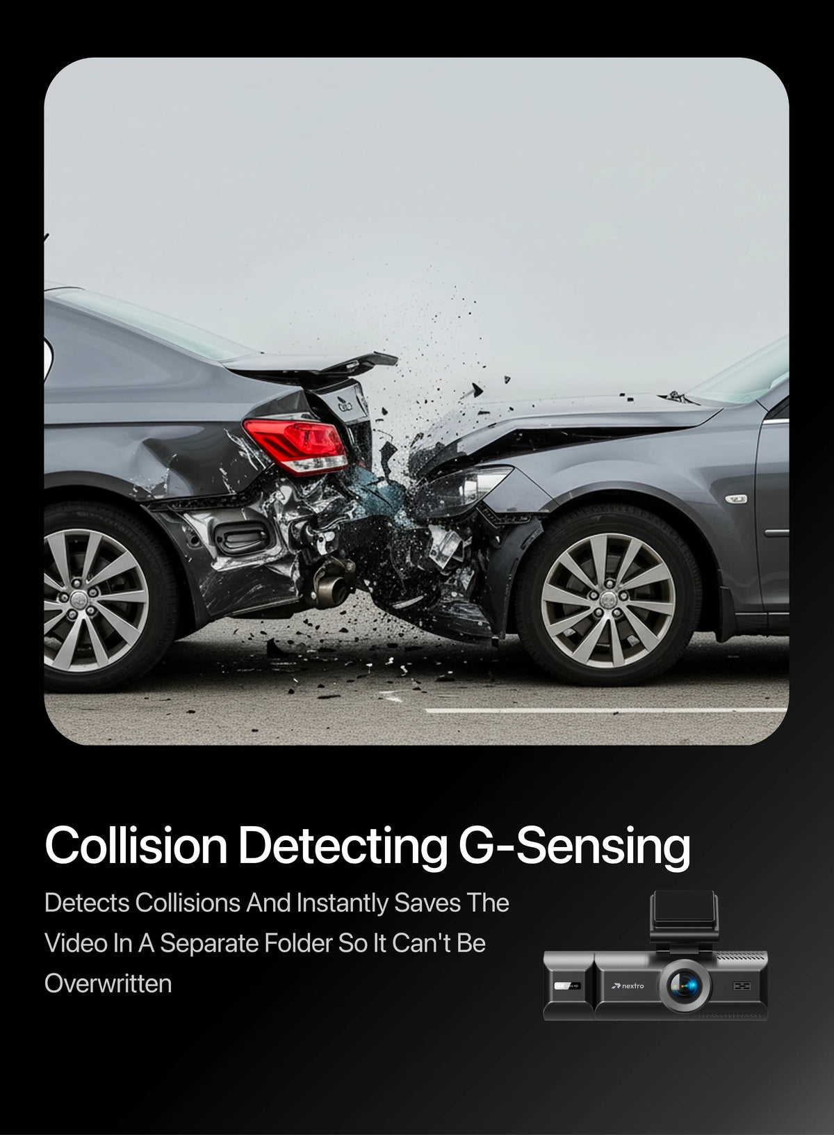 Nextro Dashcam X900 – TriVision