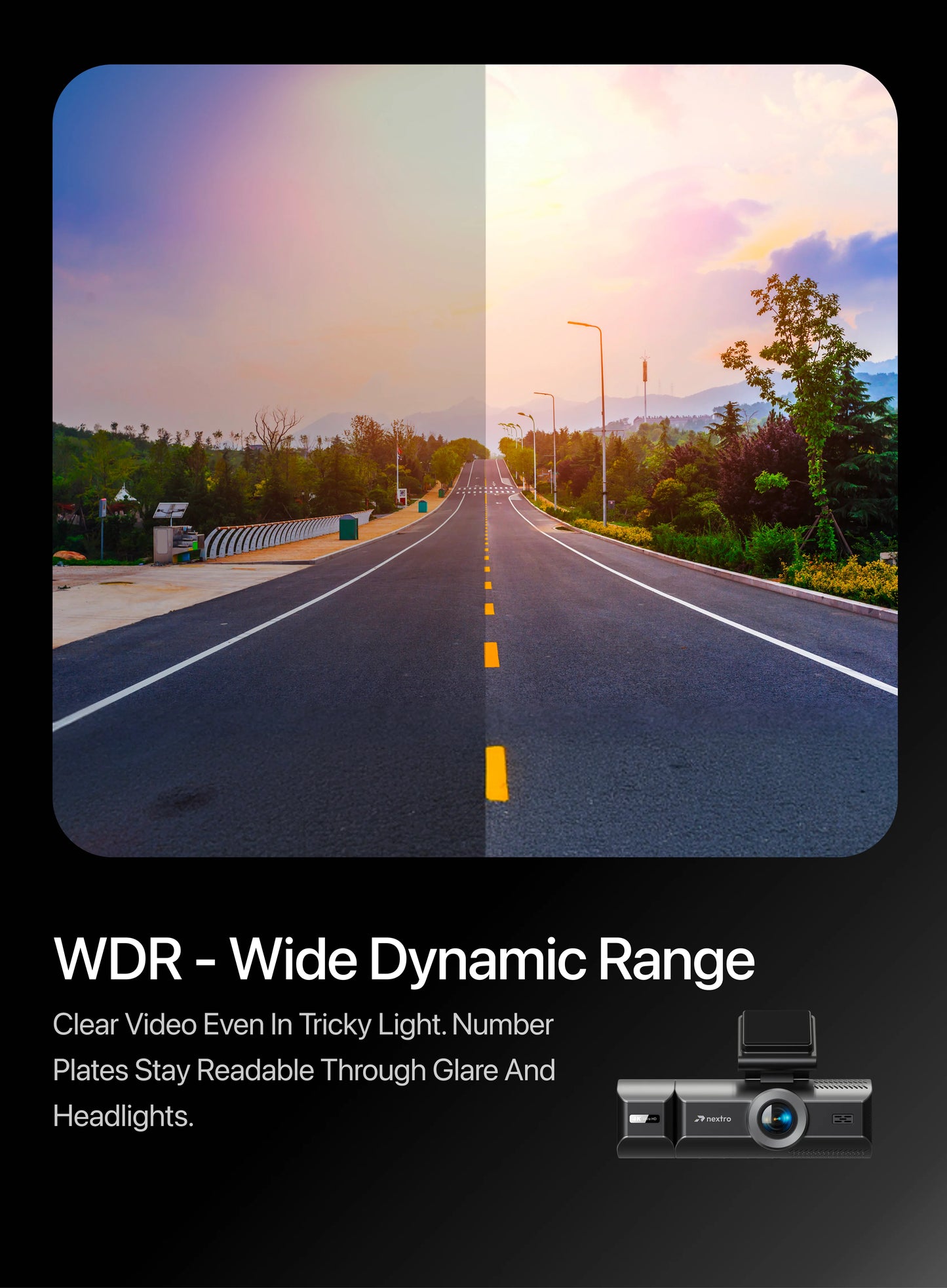 Nextro Dashcam X900 – TriVision