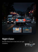 Nextro Dashcam X900 – TriVision