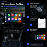 Nextro N50 – 2 in 1 Wireless Adapter for CarPlay & Android Auto