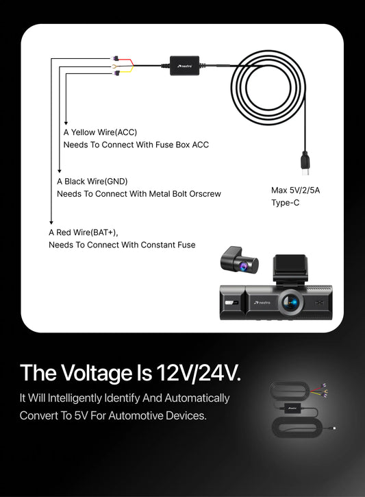 Nextro Type-C Hardwire Kit