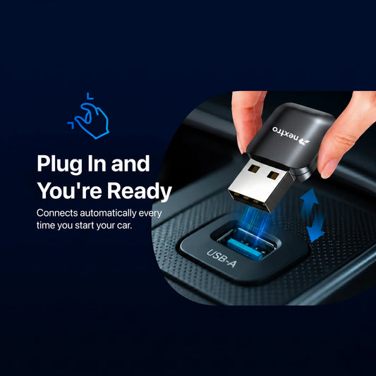 Nextro N50 – 2 in 1 Wireless Adapter for CarPlay & Android Auto